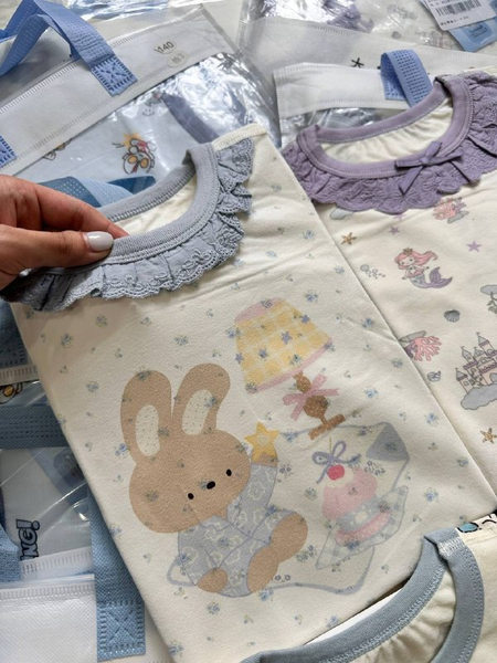Bộ cotton HEY HONEY dài tay size 100-130 nhiều mẫu