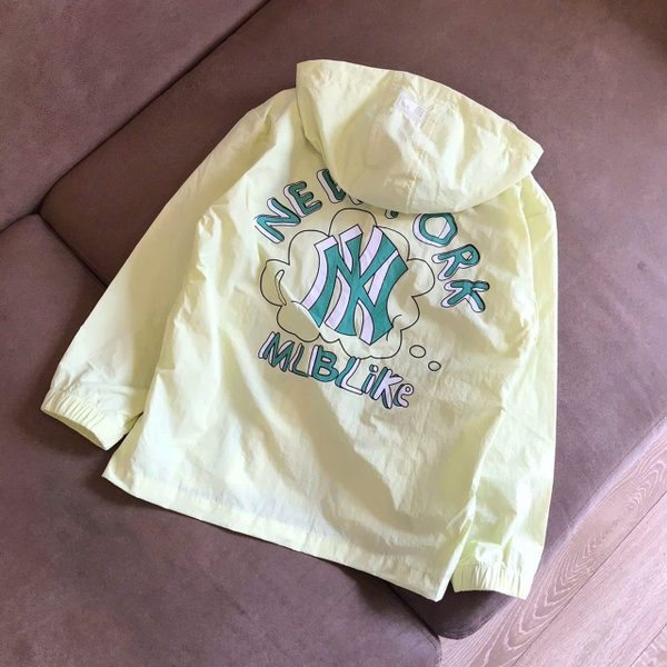 Áo khoác gió MLB màu neon 7 màu