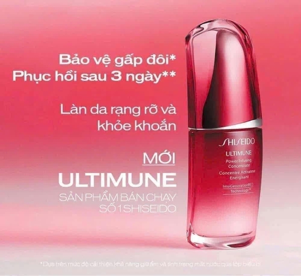 Serum Shiseido chống láo hóa Ultimune Power Infusing Concentrate