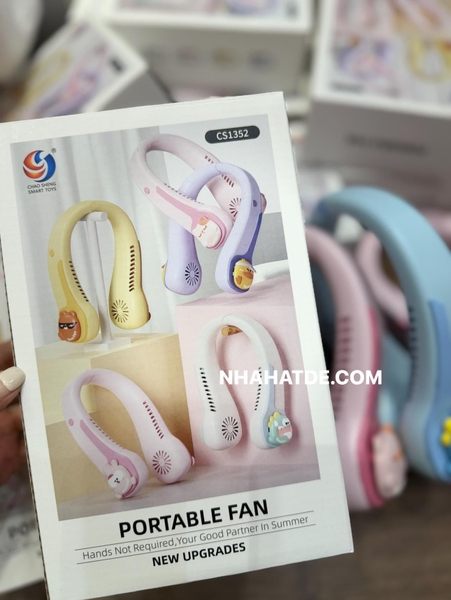 Quạt đeo cổ Portable Fan 3 màu