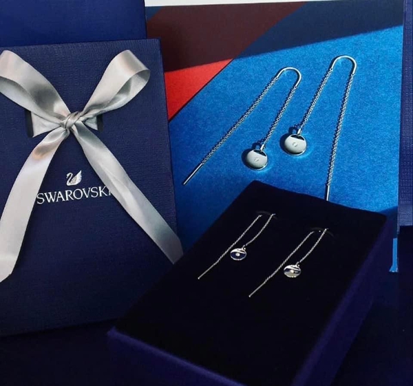 Khuyên tai Swarovski Meteora drop earrings