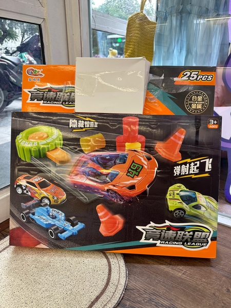 Bộ đồ chơi bắn ô tô 25 chi tiết