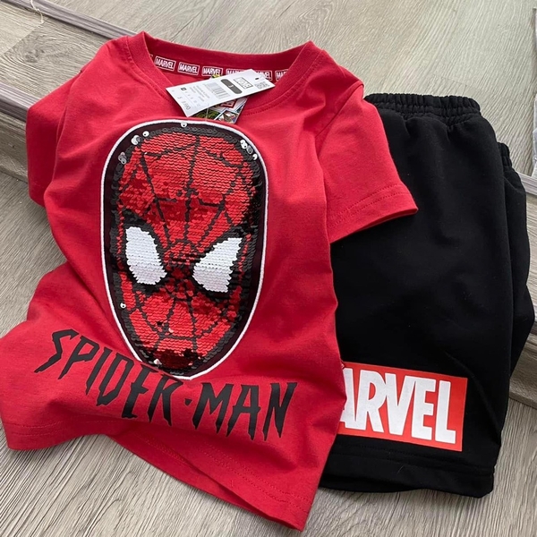 Bộ Spiderman đỏ hãng Marvel kim sa lật 2023