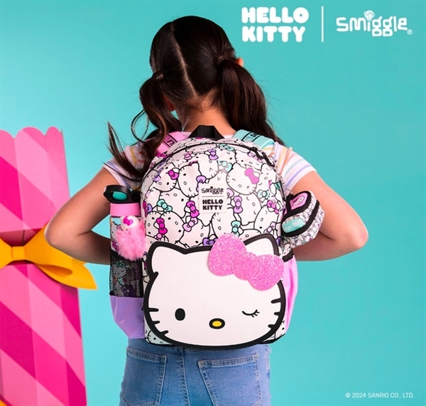 Balo Smiggle mẫu 3D size 36x28cm cho bé trai, bé gái