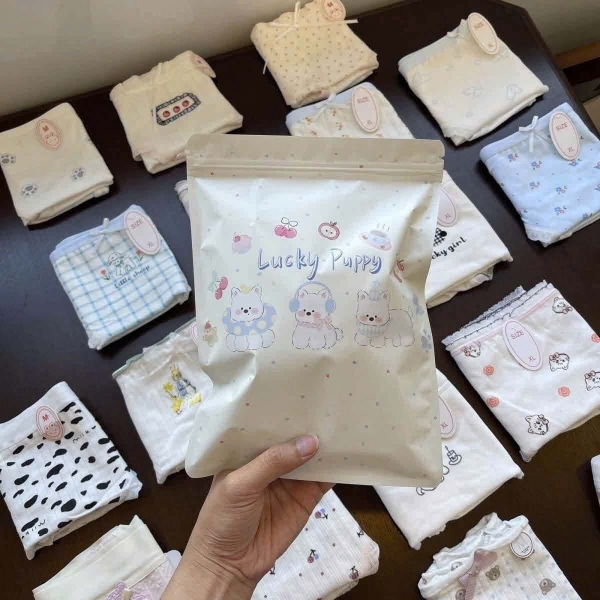 Set 8 quần chip cotton nguyên chất loại cao cấp 7A kháng khuẩn bóc túi mù