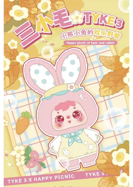 Blind box Tyke3 Samuel thỏ dã ngoại Happy Picnic of Bear and Rabbit
