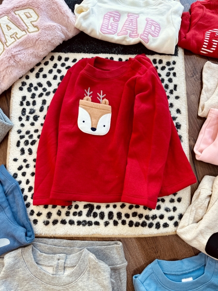 Áo Gap nỉ da cá, lót lông nhiều mẫu size nhí