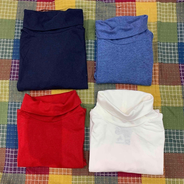 Áo cotton cổ lọ 4 màu Palomino