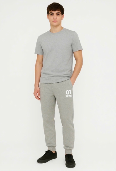 Quần cotton bo gấu Super 01 3 màu đen, xám, navy