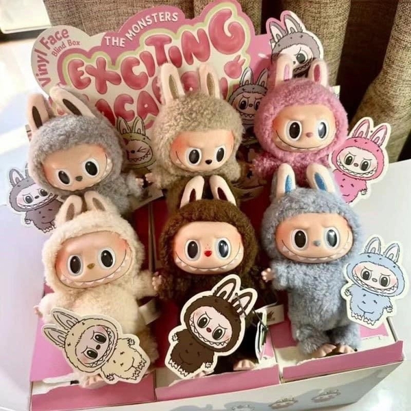 Móc khoá The Monsters Labubu size 17cm hãng Pop Mart ver.1