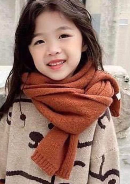 Khăn len cam xuất Hàn