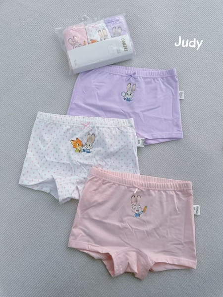 Set 3 quần chip đùi Teengo Kuromi, Cinnamoroll, My Melody bé gái nhiều mẫu