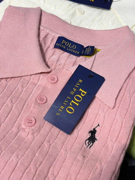 Áo cộc tay len dệt kim 9 màu Polo Ralph Lauren