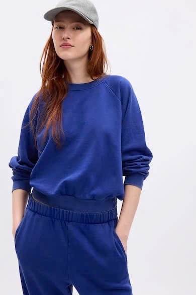 Bộ nỉ bông dài tay Gap nữ nhiều màu