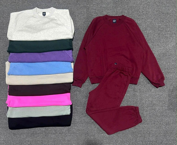 Bộ nỉ bông dài tay Gap nữ nhiều màu