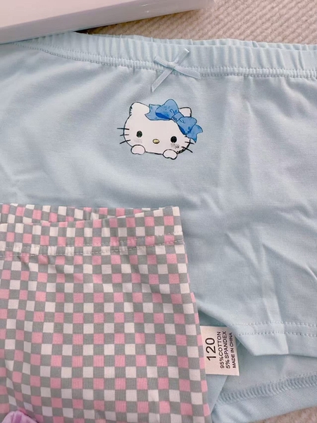 Set 3 quần chip đùi Teengo Kuromi, Cinnamoroll, My Melody bé gái nhiều mẫu