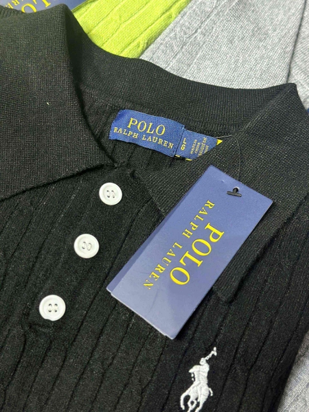 Áo cộc tay len dệt kim 9 màu Polo Ralph Lauren