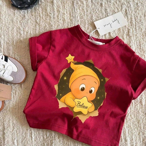 Set 3 áo phông cộc tay Twinkle Twinkle trắng, đỏ, navy