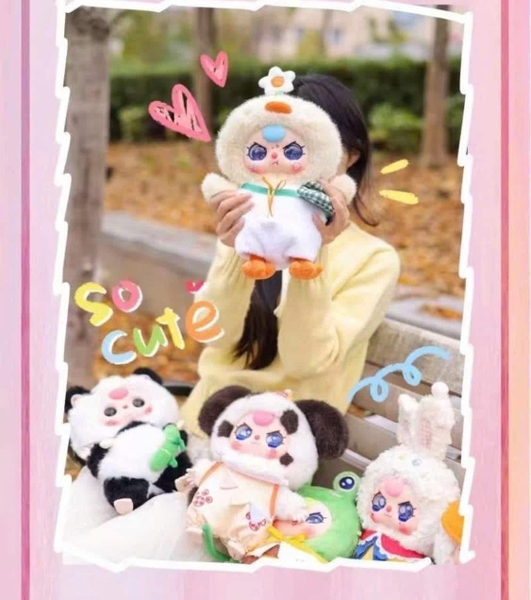 Blind box Baby Three 400%  Big Plush Animal Series