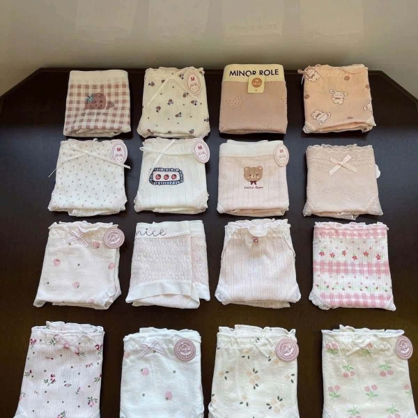 Set 8 quần chip cotton nguyên chất loại cao cấp 7A kháng khuẩn bóc túi mù