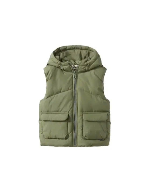 Áo gile phao Zara size nhí 5 màu xanh rêu, đỏ đô, rằn ri