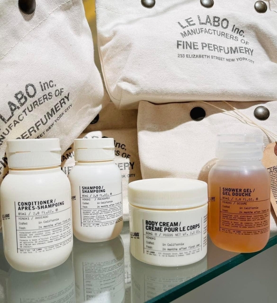 Set 3 món Le Labo Hinoki travel size 85ml