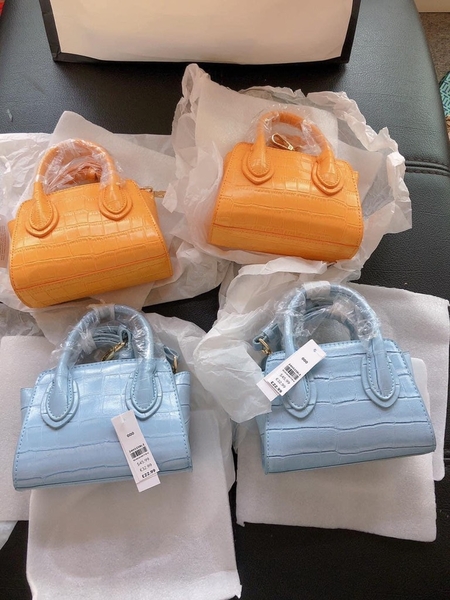 Túi xách size 16 hãng Topshop 2 màu xanh và cam