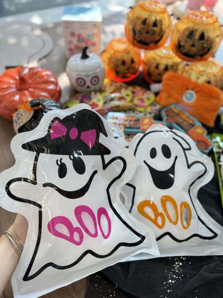 Kẹo bông Halloween hình con ma
