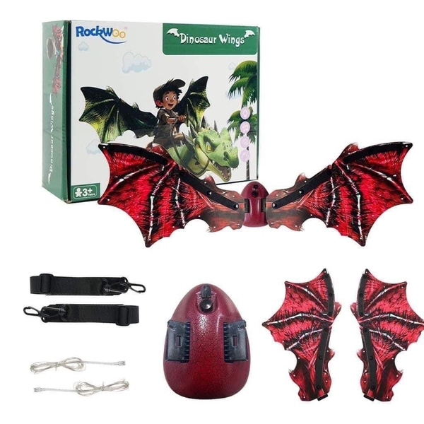 Cánh khủng long Dinosaur Wings hãng RockWoo 2 màu xanh lá, đỏ