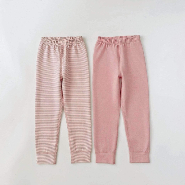 Set 2 quần cotton giữ nhiệt sợi lông cừu 5 mẫu
