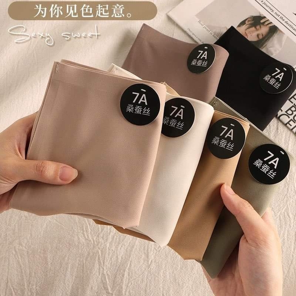 Set 10 quần chip đúc su 7A cạp cao cho nữ