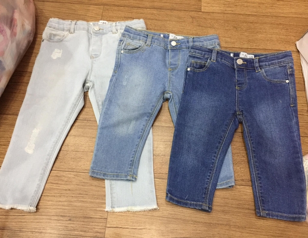 Quần Jean Zara 3 màu bé gái