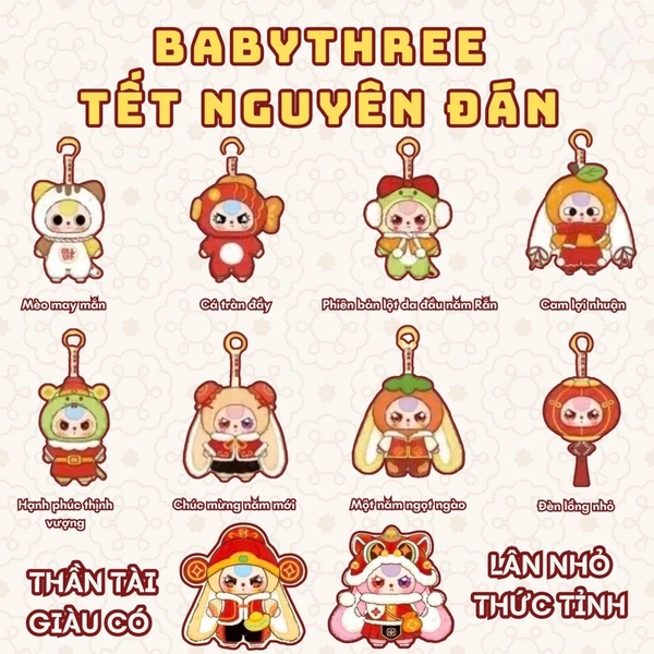 Blind box Baby Three Tết Nguyên Đán