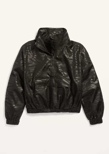 Áo gió hoodie Oldnavy túi bụng 2 màu đen vằn, rêu