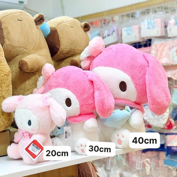 Gấu bông Kuromi, Cinnamoroll, My Melody nhiều kích thước