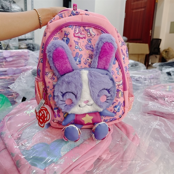Balo Smiggle mẫu 3D size 36x28cm cho bé trai, bé gái