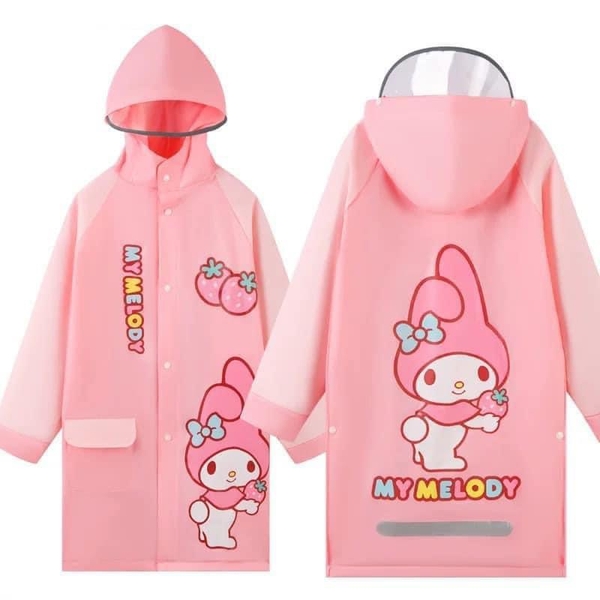 Áo mưa Sanrio 3 mẫu Kuromi, Cinnamoroll, My Melody