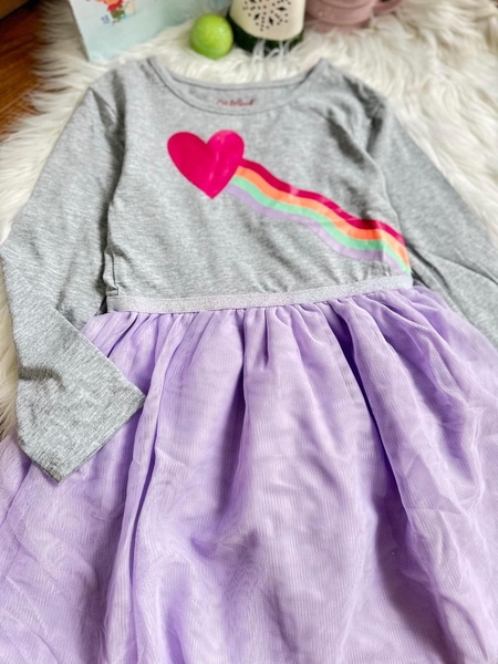 Váy cotton dài tay chân voan nhiều mẫu các hãng Place, Cat&Jack