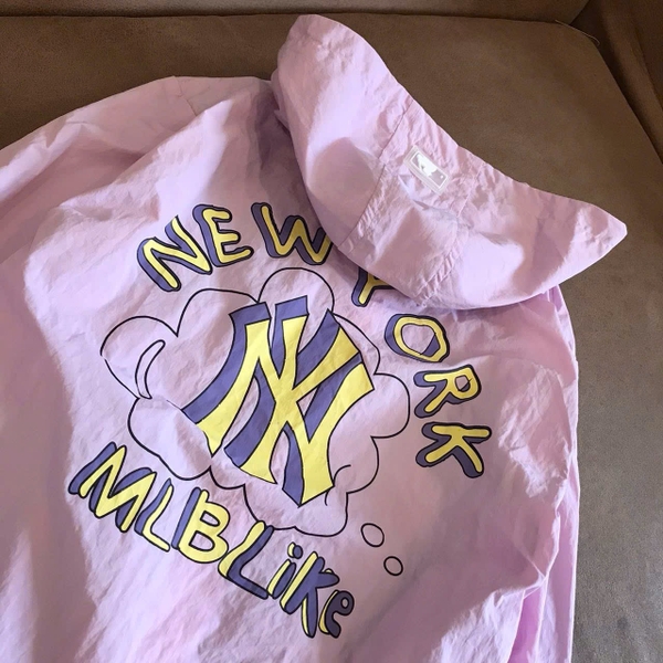 Áo khoác gió MLB màu neon 7 màu