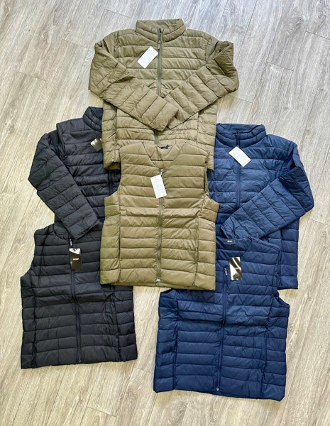 Set 2 áo khoác và gile LECAF nam 3 màu xanh, rêu, đen