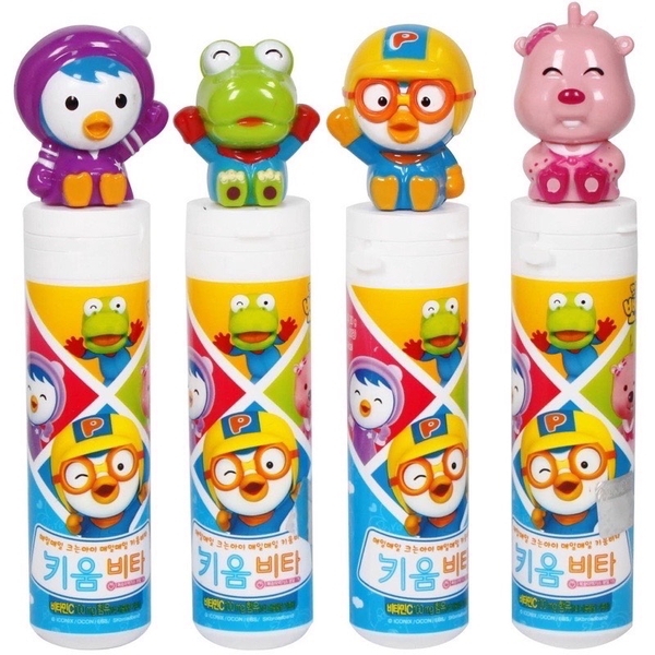 Kẹo Pororo vitamin tổng hợp 4 màu