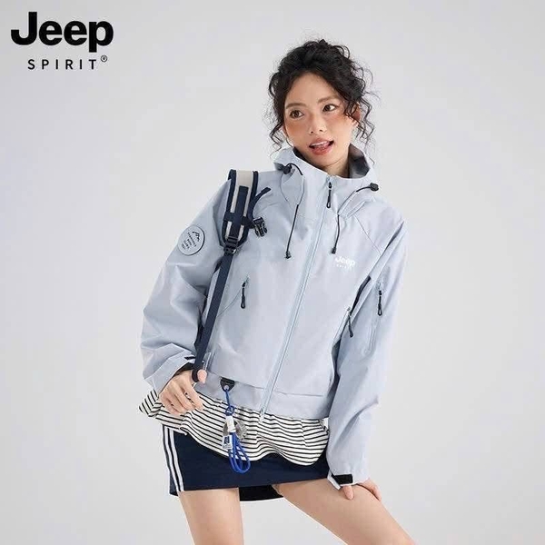 Áo khoác gió Jeep dáng lửng cho nữ 6 màu