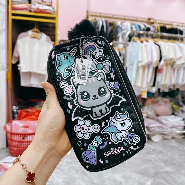 Túi bút mềm Smiggle size TO 22x8x12cm nhiều mẫu cho bé trai, bé gái