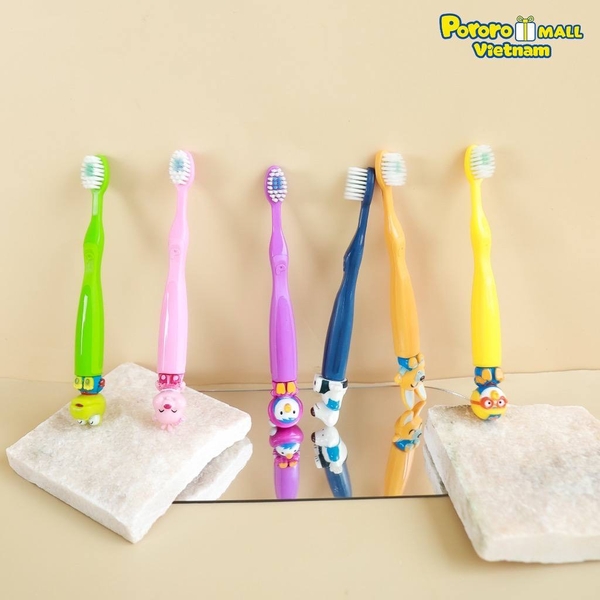 Bàn chải đánh răng trẻ em nhân vật hoạt hình Pororo