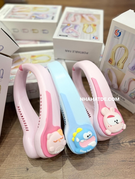 Quạt đeo cổ Portable Fan 3 màu