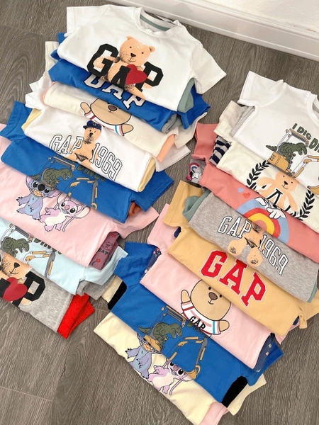 Bộ cotton cộc tay hãng Gap nhiều mẫu bé trai bé gái 2025