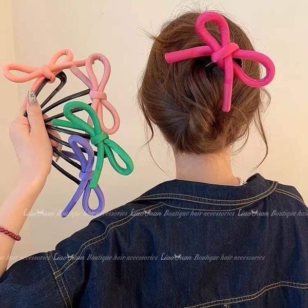 Set 3 kẹp nơ 4 màu