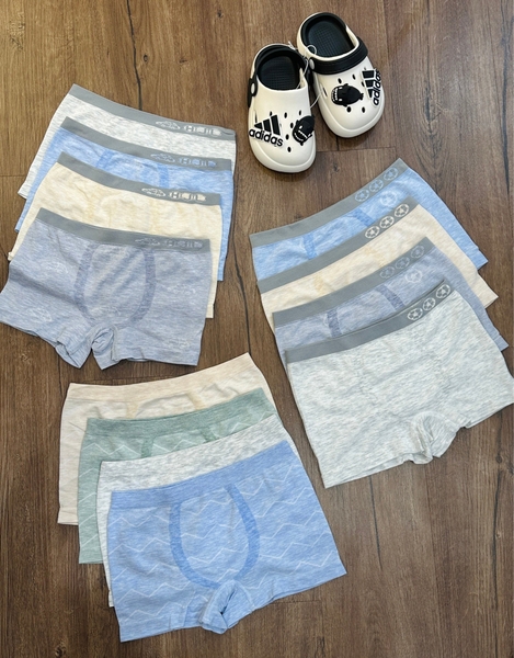 Set 4 quần sịp đùi bé trai size đại 3 mẫu