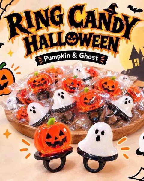 Kẹo nhẫn Happy Halloween Ring Candy 10c 100gr