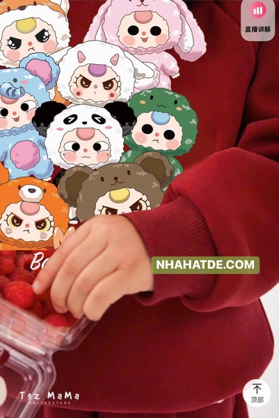 Bộ nỉ Baby Three ĐỎ bo chun size đại